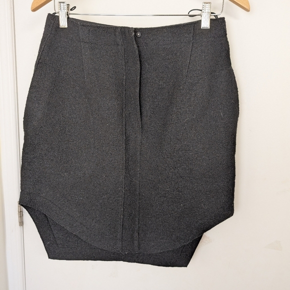 Carven Dresses & Skirts - CARVEN ASYMÉTRICAL WOOL MINI SKIRT SIZE 38